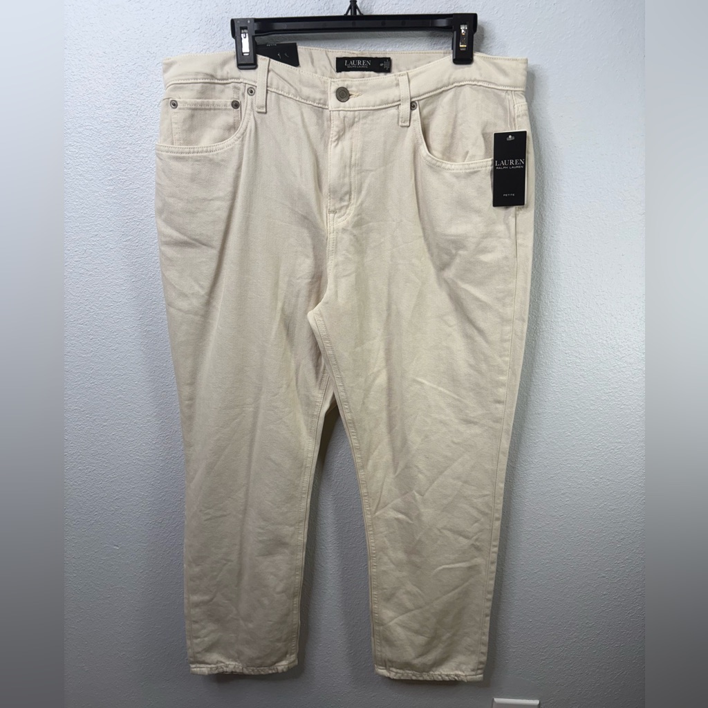 Lauren Ralph Lauren Black Label Relaxed Tapered 14p Jeans Nwt